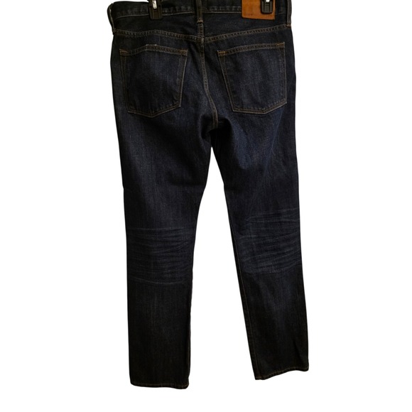 J Crew 770 Straight Dark Wash Mens Jeans Size 31x30 - Picture 5 of 8